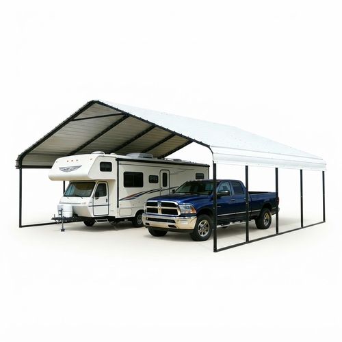 20x20 FT Vertical Roof Carport